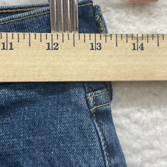 Everlane Jeans Womens 26 Blue Original Cheeky Straight Organic Cotton Mid Rise - Picture 10 of 13